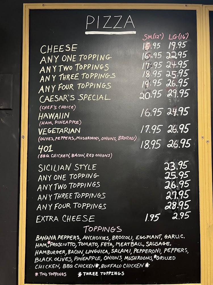 Caesar's Pizza & Subs Menu image 4